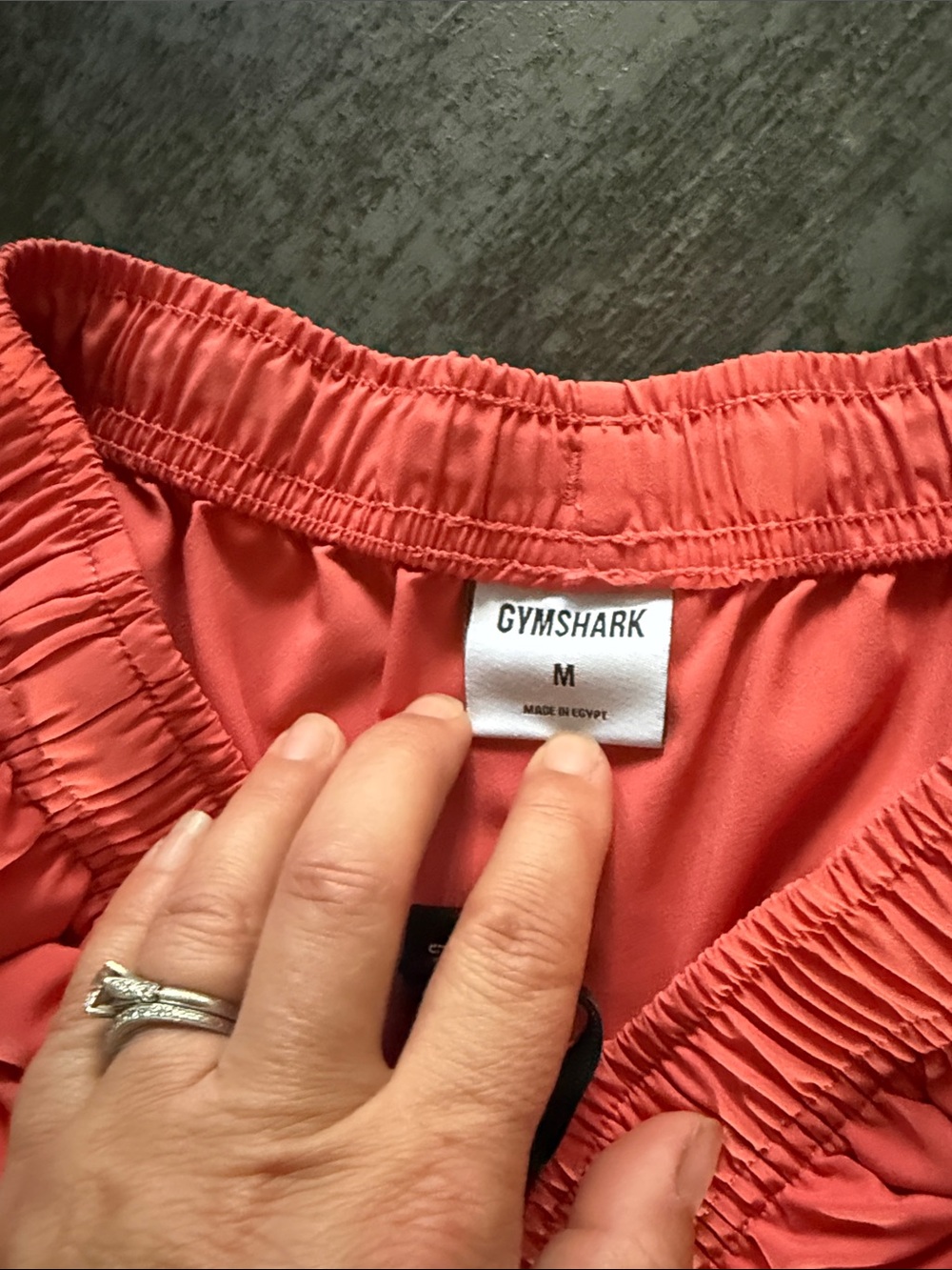 Men's gymshark Coral Athletic Shorts - Picture 2 of 5